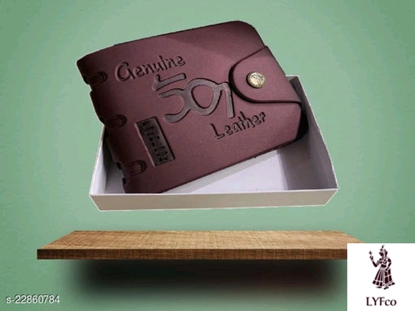 Catalog Name:*CasualModern Men Wallets*Material: LeatherNo. of Compartments: 5Pattern: Printed,Solid,TexturedMultipack: 1 - Free size