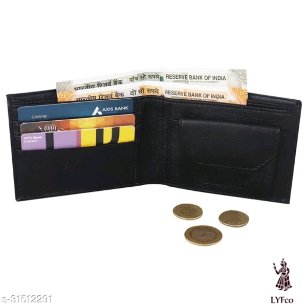 Catalog Name:*FashionableUnique Men Wallets*Material: Faux Leather/Leatherette,Leather,PUNo. of Compartments: 2Pattern: Solid,TexturedMultipack: 1 - Free size