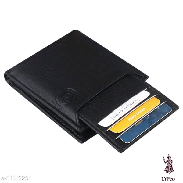 Catalog Name:*FashionableUnique Men Wallets*Material: Faux Leather/Leatherette,Leather,PUNo. of Compartments: 2Pattern: Solid,TexturedMultipack: 1 - Free size