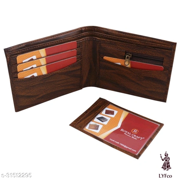 Catalog Name:*FashionableUnique Men Wallets*Material: Faux Leather/Leatherette,Leather,PUNo. of Compartments: 2Pattern: Solid,TexturedMultipack: 1 - Free size