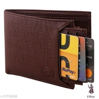 Catalog Name:*FashionableUnique Men Wallets*Material: Faux Leather/Leatherette,Leather,PUNo. of Compartments: 2Pattern: Solid,TexturedMultipack: 1 - Free size