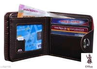 Catalog Name:*StylesUnique Men Wallets*Material: LeatherNo. of Compartments: 5Pattern: Printed,SolidMultipack: 1 - Free size