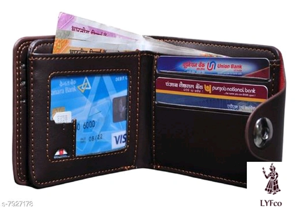 Catalog Name:*StylesUnique Men Wallets*Material: LeatherNo. of Compartments: 5Pattern: Printed,SolidMultipack: 1 - Free size