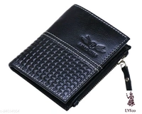 Catalog Name:*FancyTrendy Men Wallets*Material: LeatherNo. of Compartments: 1Pattern: Solid,CheckedMultipack: 1 - Free size