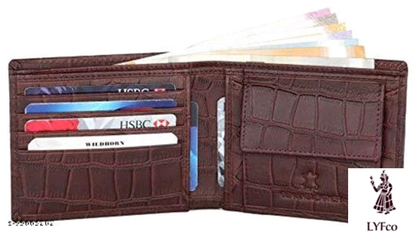 Catalog Name:*StylesModern Men Wallets*Material: LeatherNo. of Compartments: 2Pattern: TexturedMultipack: 1 - Free size