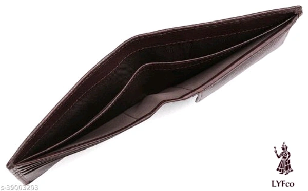 Catalog Name:*StylesModern Men Wallets*Material: LeatherNo. of Compartments: 2Pattern: TexturedMultipack: 1 - Free size