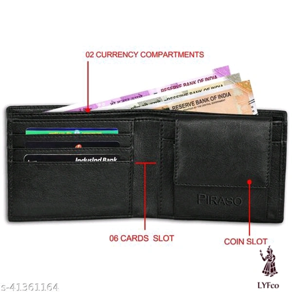 Catalog Name:*StylesUnique Men Wallets*Material: LeatherNo. of Compartments: 2Pattern: SolidMultipack: 1 - Free size