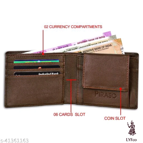Catalog Name:*StylesUnique Men Wallets*Material: LeatherNo. of Compartments: 2Pattern: SolidMultipack: 1 - free size