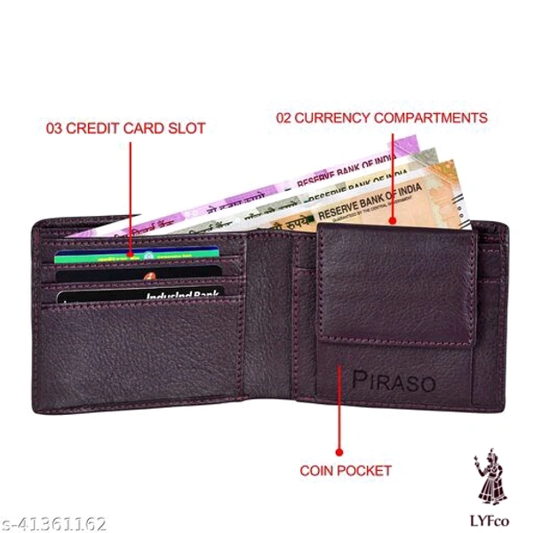 Catalog Name:*StylesUnique Men Wallets*Material: LeatherNo. of Compartments: 2Pattern: SolidMultipack: 1 - Free size