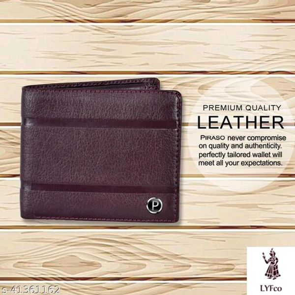 Catalog Name:*StylesUnique Men Wallets*Material: LeatherNo. of Compartments: 2Pattern: SolidMultipack: 1 - Free size