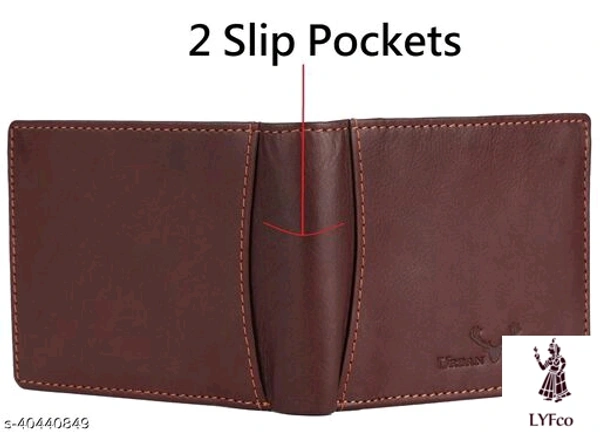 Catalog Name:*StylesUnique Men Wallets*Material: LeatherNo. of Compartments: 2Pattern: SolidMultipack: 1 - Free size