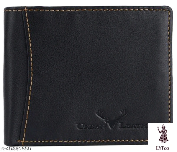 Catalog Name:*StylesUnique Men Wallets*Material: LeatherNo. of Compartments: 2Pattern: SolidMultipack: 1 - Free size