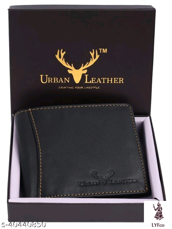 Catalog Name:*StylesUnique Men Wallets*Material: LeatherNo. of Compartments: 2Pattern: SolidMultipack: 1 - Free size