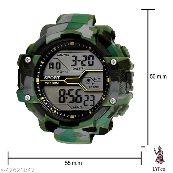 Catalog Name:*Voguish Men Sports Watches* - Free size