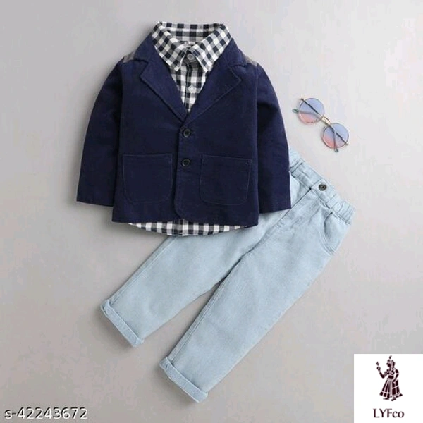 Catalog Name:*Agile Trendy Boys Top & Bottom Sets*Top Fabric: Cotton,PolycottonBottom Fabric: Cotton,PolycottonSleeve Length: Short SleevesTop Pattern: Printed,Solid,CheckedBottom Pattern: Printed,Solid,CheckedMultipack: SingleAdd-Ons: Bow Tie,No Add Ons - 4-5 Years