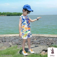 Catalog Name:*Pretty Stylus Boys Top & Bottom Sets*Top Fabric: Cotton,Polycotton,PolyesterBottom Fabric: Cotton,Polycotton,PolyesterSleeve Length: Short Sleeves,Long SleevesTop Pattern: Solid,Printed,CheckedBottom Pattern: Solid,Printed,CheckedMultipack: SingleAdd-Ons: Bow Tie,No Add Ons - 3-4 Years