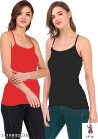 Catalog Name:*Stylus Women Camisoles*Fabric: Cotton LinenPattern: SolidMultipack: Product Dependent - L