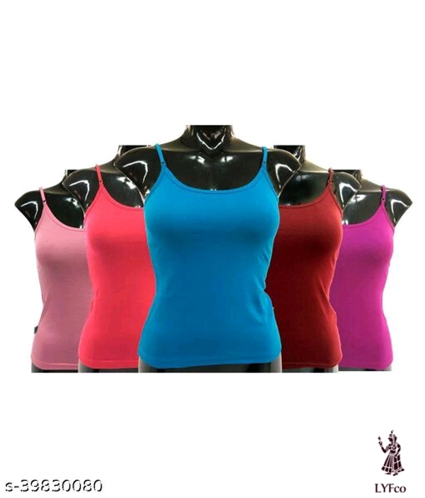 Catalog Name:*Stylus Women Camisoles*Fabric: Cotton LinenPattern: SolidMultipack: Product Dependent - L