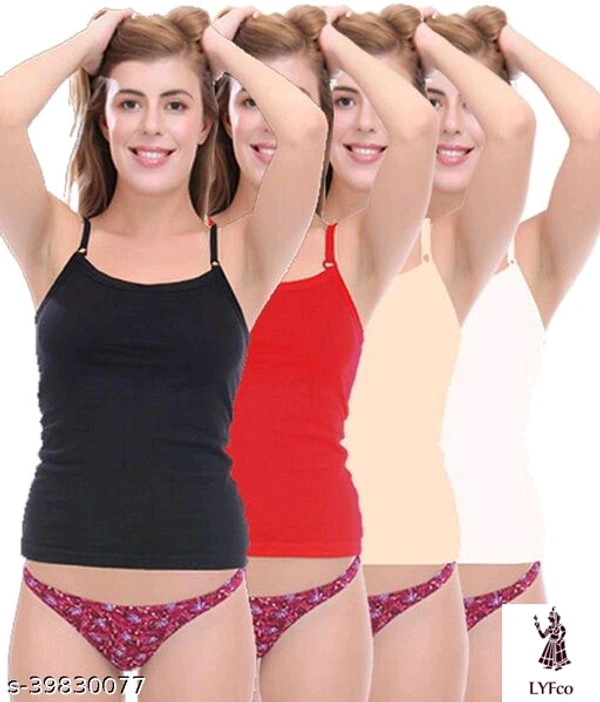 Catalog Name:*Stylus Women Camisoles*Fabric: Cotton LinenPattern: SolidMultipack: Product Dependent - L