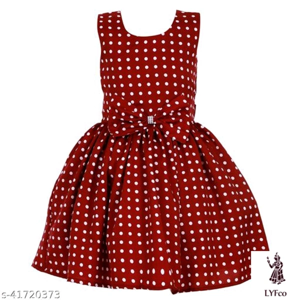 Catalog Name:*Cute Stylus Girls Frocks & Dresses*Fabric: CrepeSleeve Length: SleevelessPattern: PrintedMultipack: Single - 8-9 Years