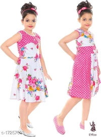 Catalog Name:*Cutiepie Trendy Girls Frocks & Dresses*Fabric: Cotton BlendSleeve Length: SleevelessPattern: Self-DesignMultipack: Pack Of 2 - 3-4 Years