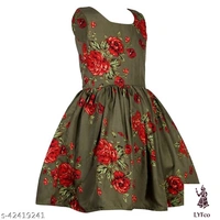 Catalog Name:*Modern Classy Girls Frocks & Dresses*Fabric: CrepeSleeve Length: SleevelessPattern: PrintedMultipack: Single - 4-5 Years