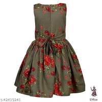 Catalog Name:*Modern Classy Girls Frocks & Dresses*Fabric: CrepeSleeve Length: SleevelessPattern: PrintedMultipack: Single - 5-6 Years