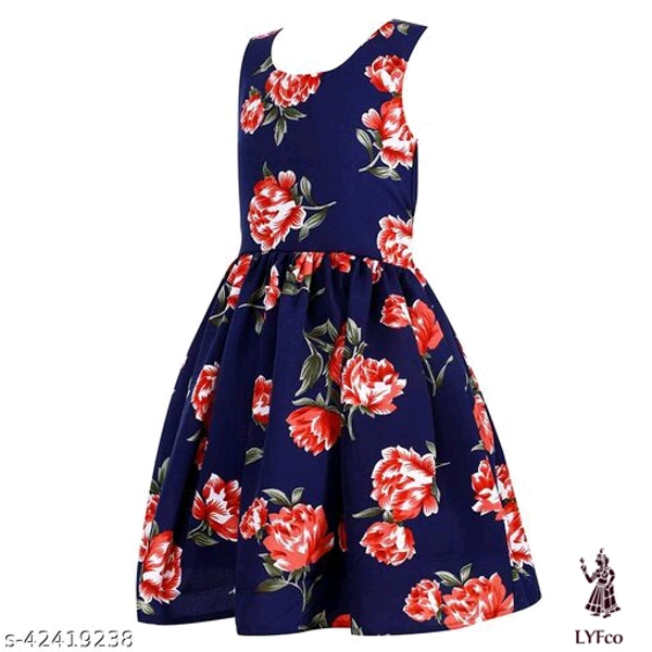 Catalog Name:*Modern Classy Girls Frocks & Dresses*Fabric: CrepeSleeve Length: SleevelessPattern: PrintedMultipack: Single - 2-3 Years