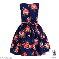 Catalog Name:*Modern Classy Girls Frocks & Dresses*Fabric: CrepeSleeve Length: SleevelessPattern: PrintedMultipack: Single - 2-3 Years