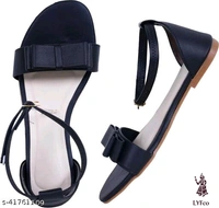 Catalog Name:*Voguish Women Flats*Material: SyntheticSole Material: RubberPattern: SolidFastening & Back Detail: Ankle LoopMultipack: 1 - IND-5