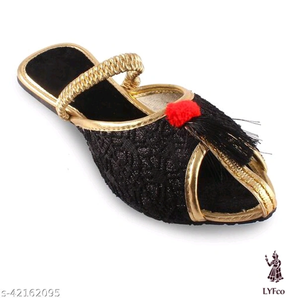 Catalog Name:*Colorful Women Flats*Material: VelvetSole Material: PvcPattern: EmbellishedFastening & Back Detail: BackstrapMultipack: 1 - IND-3
