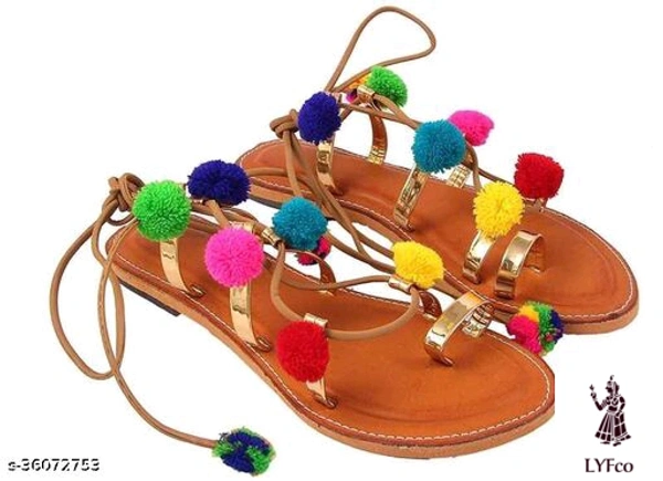Catalog Name:*Ravishing Women Juttis & Mojaris*Material: Syntethic LeatherSole Material: RubberPattern: StripedFastening & Back Detail: Lace-UpMultipack: 1 - IND-5