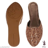 Catalog Name:*Stylish Women Juttis & Mojaris*Material: SuedesyntheticSole Material: TprPattern: Embellished - 4