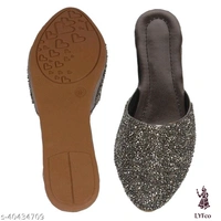 Catalog Name:*Stylish Women Juttis & Mojaris*Material: SuedesyntheticSole Material: TprPattern: Embellished - 8