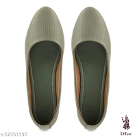Catalog Name:*Modern Women Juttis & Mojaris*Material: TextileSole Material: PuPattern: SolidFastening & Back Detail: Slip-OnMultipack: 1 - 8