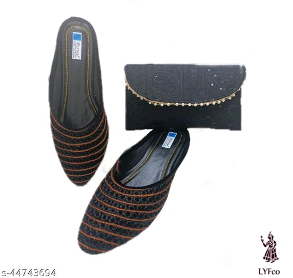 Catalog Name:*Gorgeous Women Juttis & Mojaris*Material: SuedesyntheticSole Material: PvcPattern: SolidFastening & Back Detail: Open BackMultipack: 1 - 9