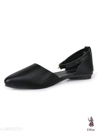 Catalog Name:*Fabulous Women Bellies & Ballerinas*Material: Syntethic LeatherSole Material: PolyurethanePattern: SolidFastening & Back Detail: BuckleMultipack: 1 - 5
