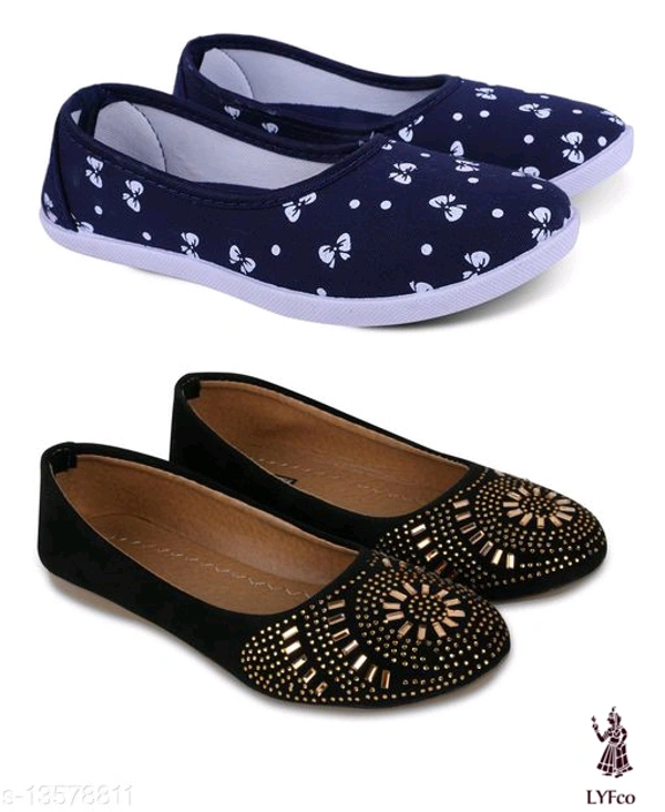 Catalog Name:*Latest Trendy Women Bellies & Ballerinas*Material: SyntheticSole Material: PVCFastening & Back Detail: Slip-OnPattern: SolidMultipack: 2 - 5