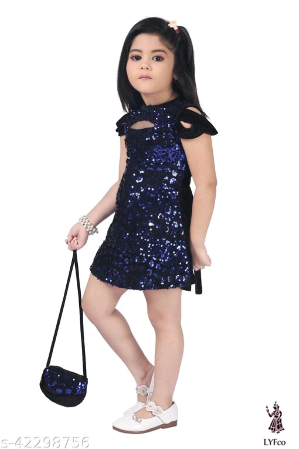 Catalog Name:*Tinkle Fancy Girls Frocks & Dresses*Fabric: Viscose RayonSleeve Length: Short SleevesPattern: EmbellishedMultipack: Single - 2-3