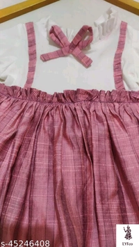 Catalog Name:*Flawsome Fancy Girls Frocks & Dresses*Fabric: Cotton BlendSleeve Length: Long SleevesPattern: CheckedMultipack: Single - 0-3Months