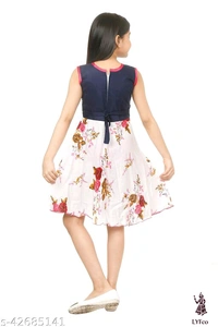 Catalog Name:*Agile Stylus Girls Frocks & Dresses*Fabric: CottonSleeve Length: Sleeveless,Three-Quarter SleevesPattern: Printed,Solid,StripedMultipack: Single - 4-5