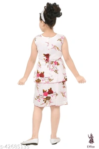 Catalog Name:*Agile Stylus Girls Frocks & Dresses*Fabric: CottonSleeve Length: Sleeveless,Three-Quarter SleevesPattern: Printed,Solid,StripedMultipack: Single - 5-6
