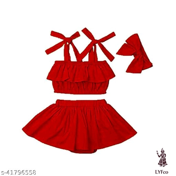 Catalog Name:*Modern Trendy Girls Frocks & Dresses*Fabric: CottonSleeve Length: SleevelessMultipack: Single - 2-3 Years
