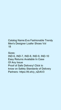Catalog Name:*Eva Fashionable Trendy Men's Designer Loafer Shoes Vol 18* - 8