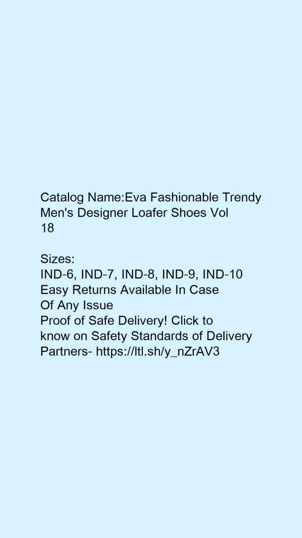 Catalog Name:*Eva Fashionable Trendy Men's Designer Loafer Shoes Vol 18* - 8