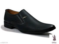Catalog Name:*Latest Trendy Men Formal Shoes*Material: Syntethic LeatherSole Material: PVCFastening & Back Detail: Slip-OnPattern: SolidMultipack: 1 - 7