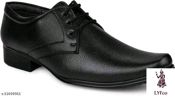 Catalog Name:*Unique Trendy Men Formal Shoes*Material: Syntethic LeatherSole Material: PVCFastening & Back Detail: Lace-UpPattern: SolidMultipack: 1 - 9
