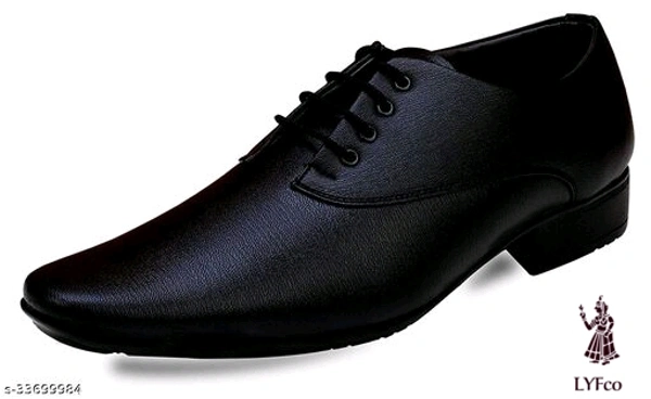 Catalog Name:*Unique Trendy Men Formal Shoes*Material: Syntethic LeatherSole Material: PVCFastening & Back Detail: Lace-UpPattern: SolidMultipack: 1 - 9