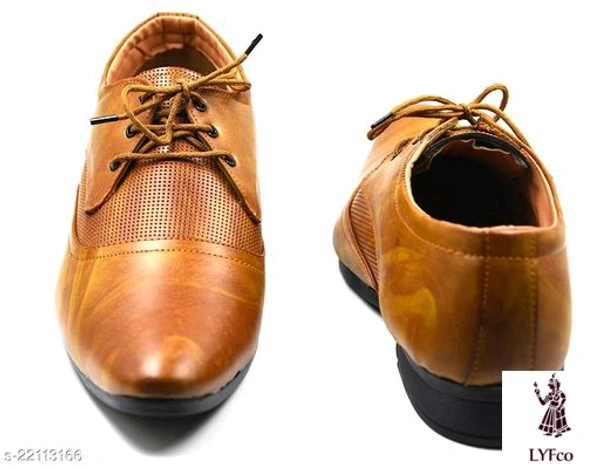 Catalog Name:*Aadab Graceful Men Formal Shoes*Material: Syntethic LeatherFastening & Back Detail: Lace-Up - 6
