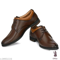 Catalog Name:*Relaxed Fabulous Men Formal Shoes*Material: SyntheticSole Material: TPRFastening & Back Detail: Lace-UpPattern: Solid - 10